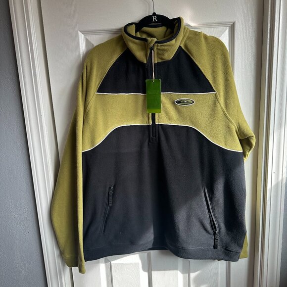 NWT Quiksilver Men's Keller Crew Pullover Fleece Sweatshirt - Picture 2 of 3